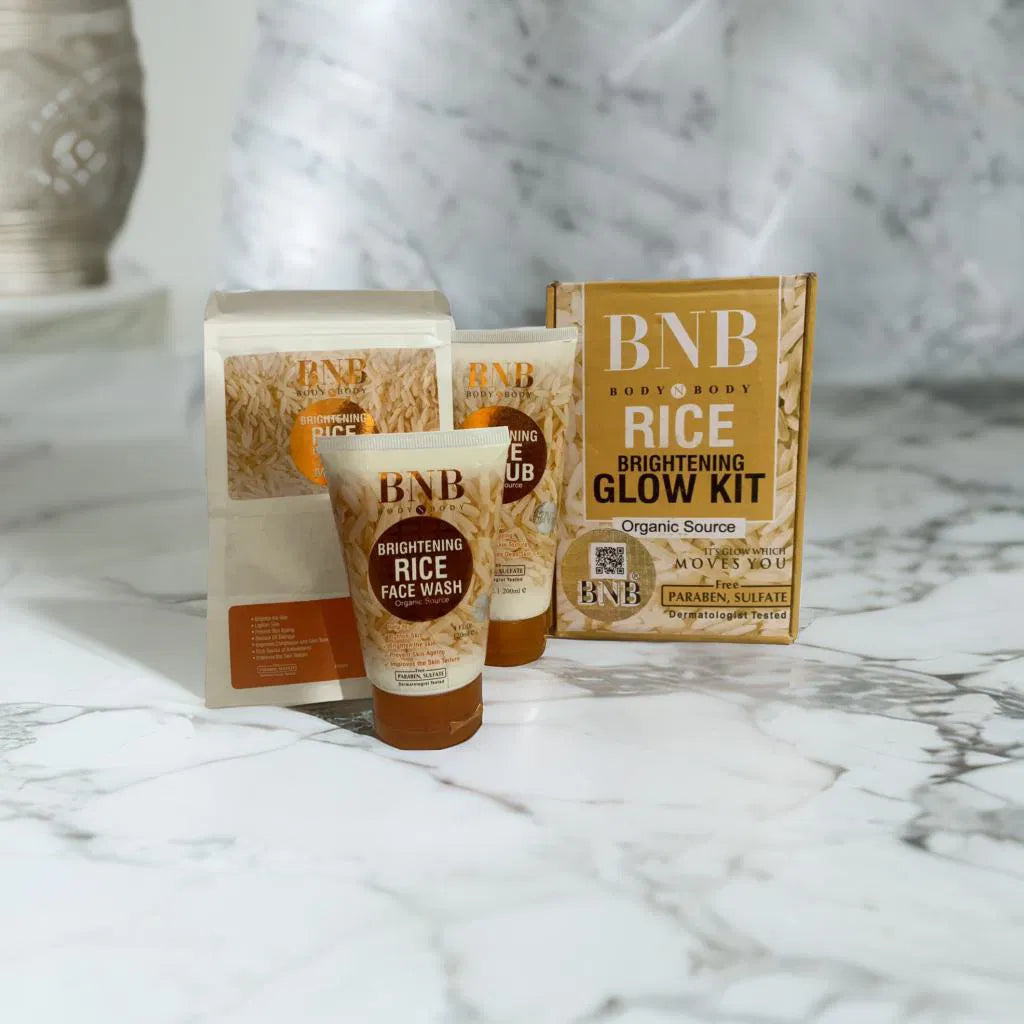 B.N.B rice glowing facial kit 3 in 1