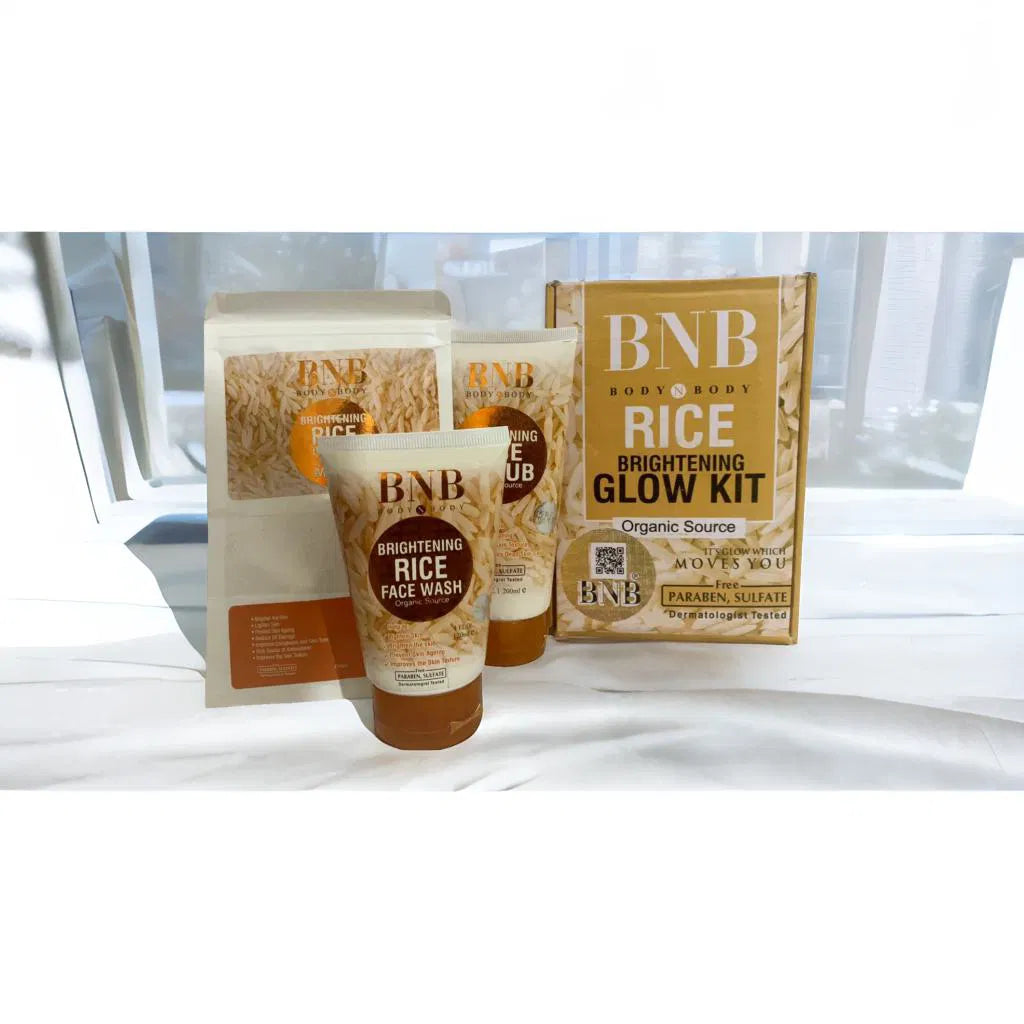 B.N.B rice glowing facial kit 3 in 1