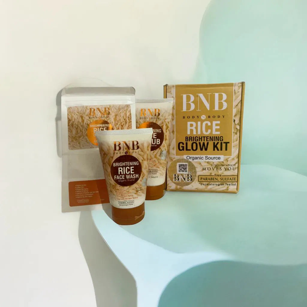 B.N.B rice glowing facial kit 3 in 1