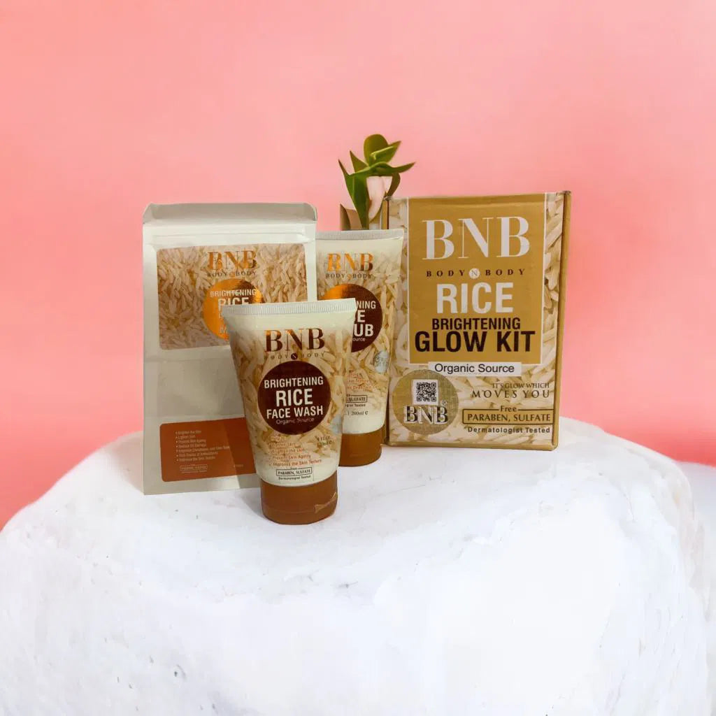 B.N.B rice glowing facial kit 3 in 1