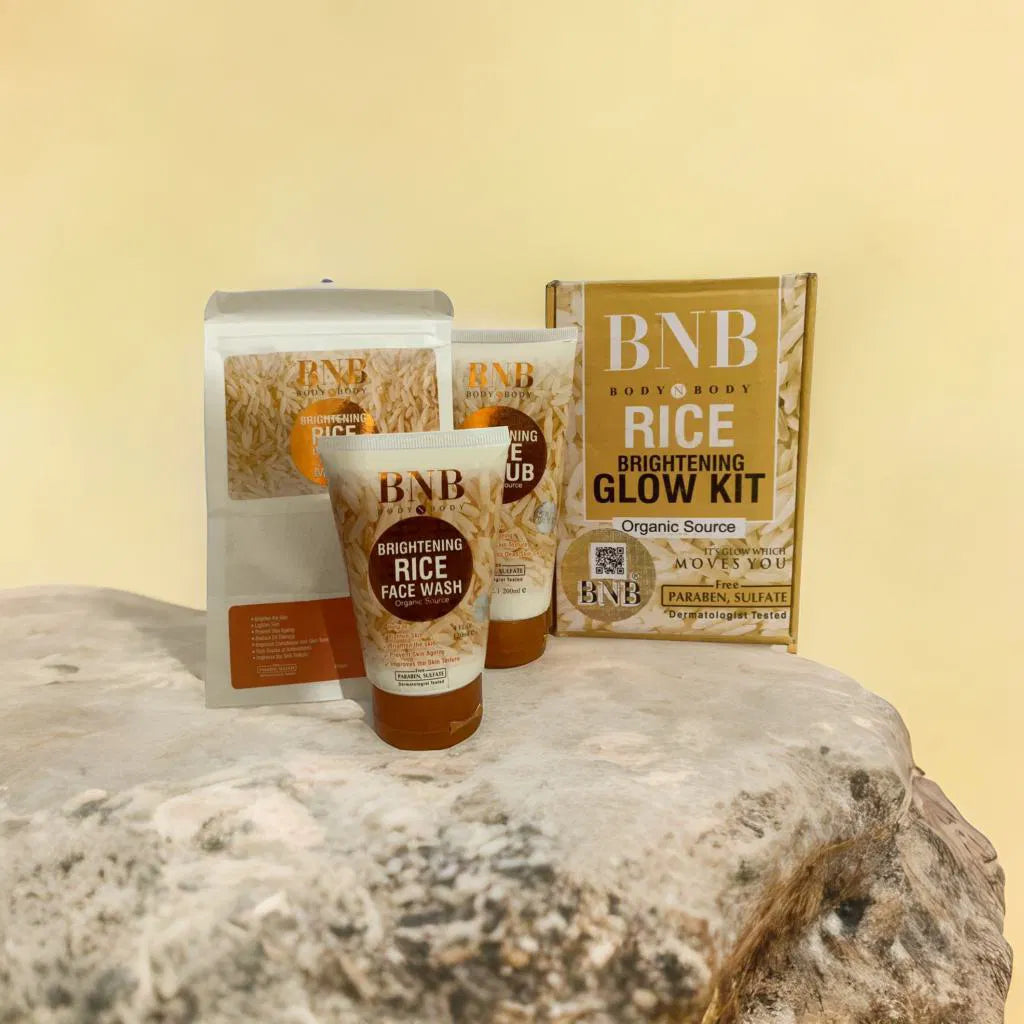 B.N.B rice glowing facial kit 3 in 1