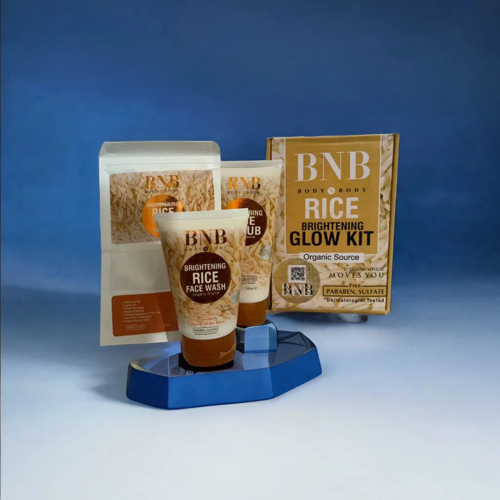 B.N.B rice glowing facial kit 3 in 1