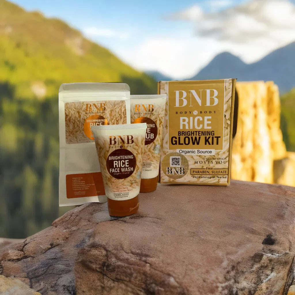 B.N.B rice glowing facial kit 3 in 1