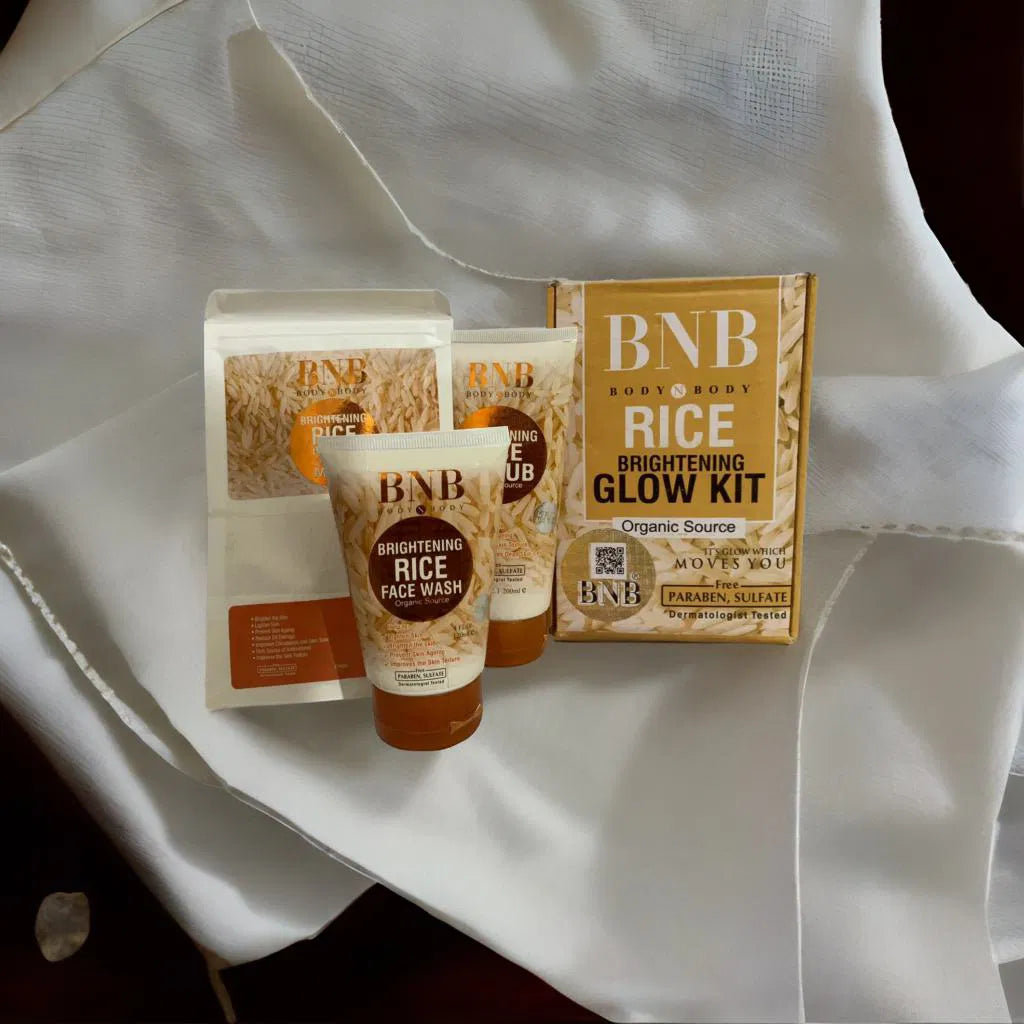 B.N.B rice glowing facial kit 3 in 1